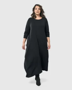 Midnight Maxi Dress, Black