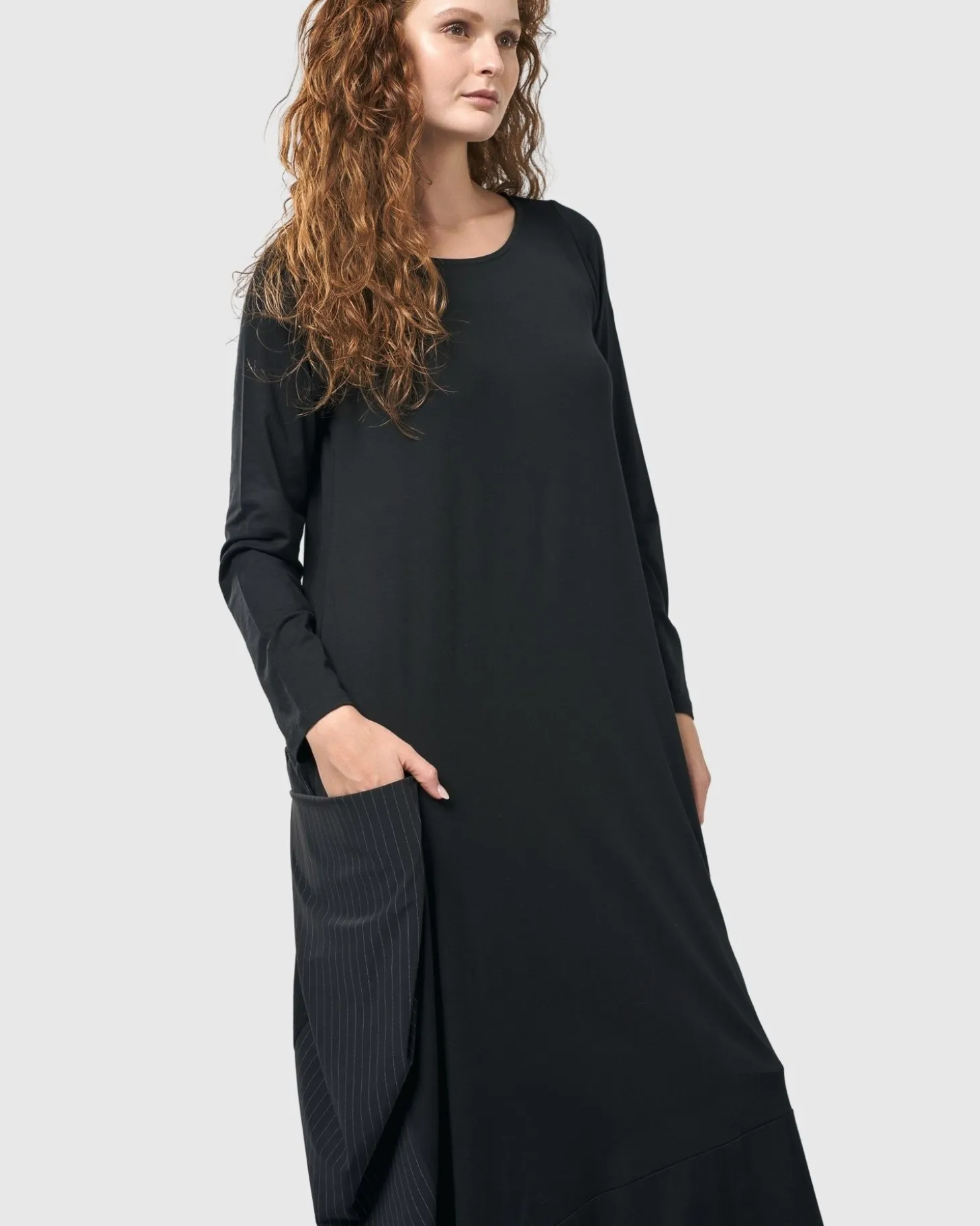 Midnight Maxi Dress, Black