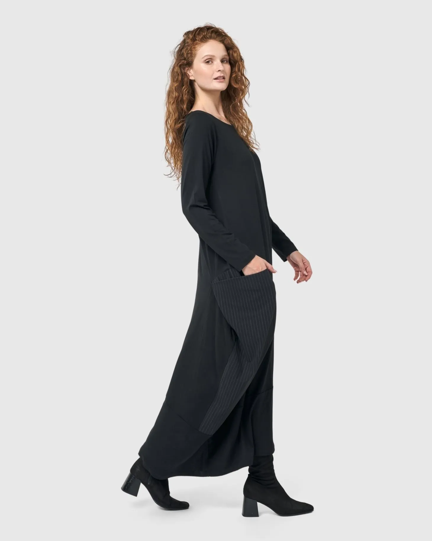 Midnight Maxi Dress, Black