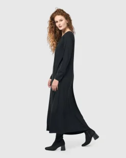 Midnight Maxi Dress, Black