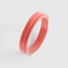 Minimalist Bangle Bracelet, Coral