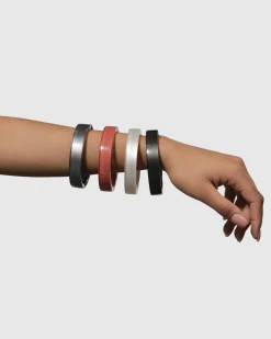 Minimalist Bangle Bracelet, Starlight