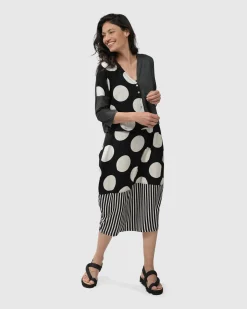 Minnie Crop Cardigan Mono