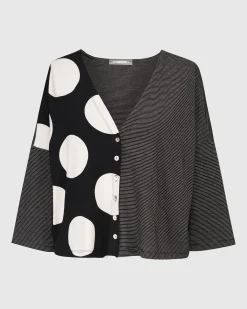 Minnie Crop Cardigan Mono