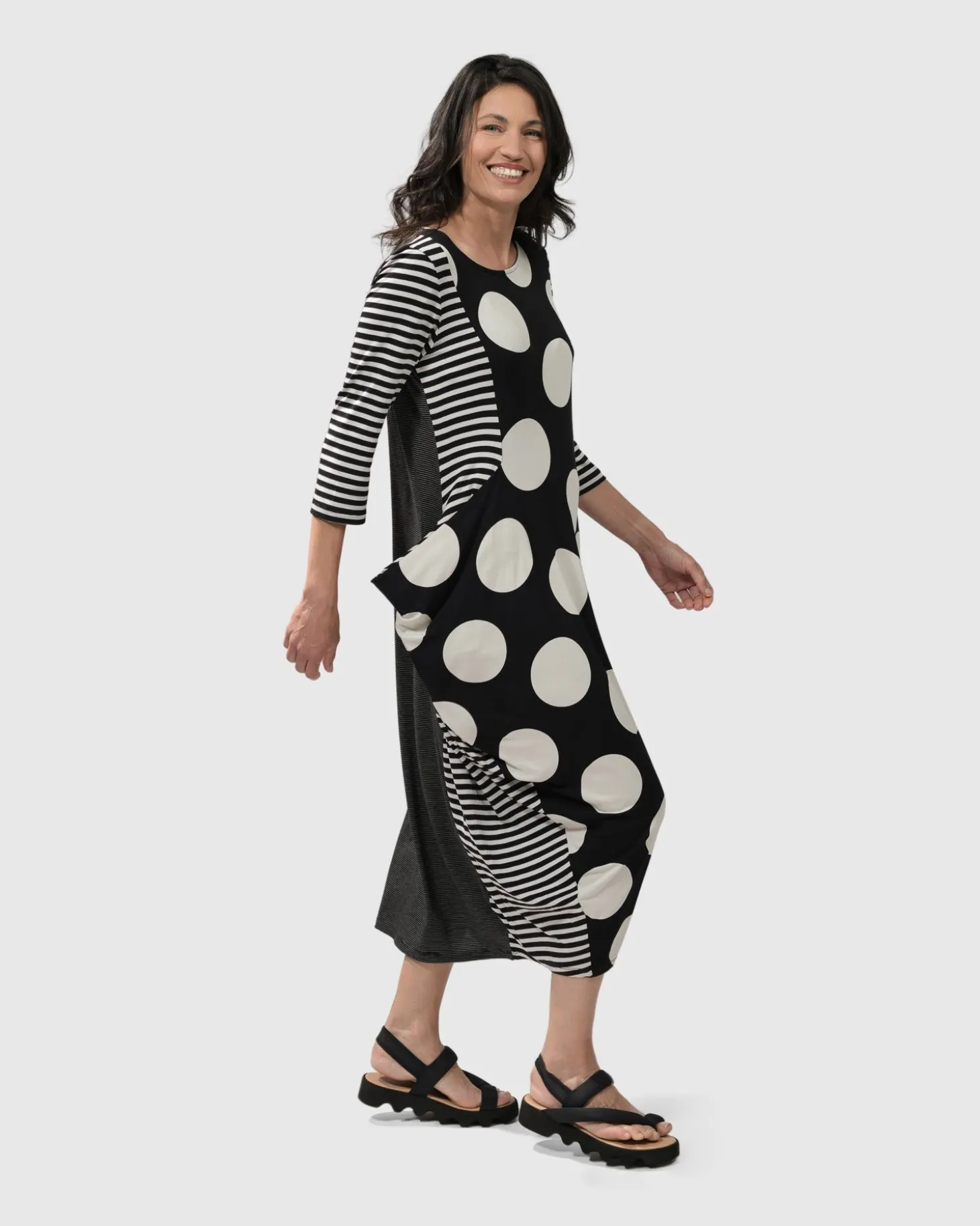 Minnie Midi Dress Mono