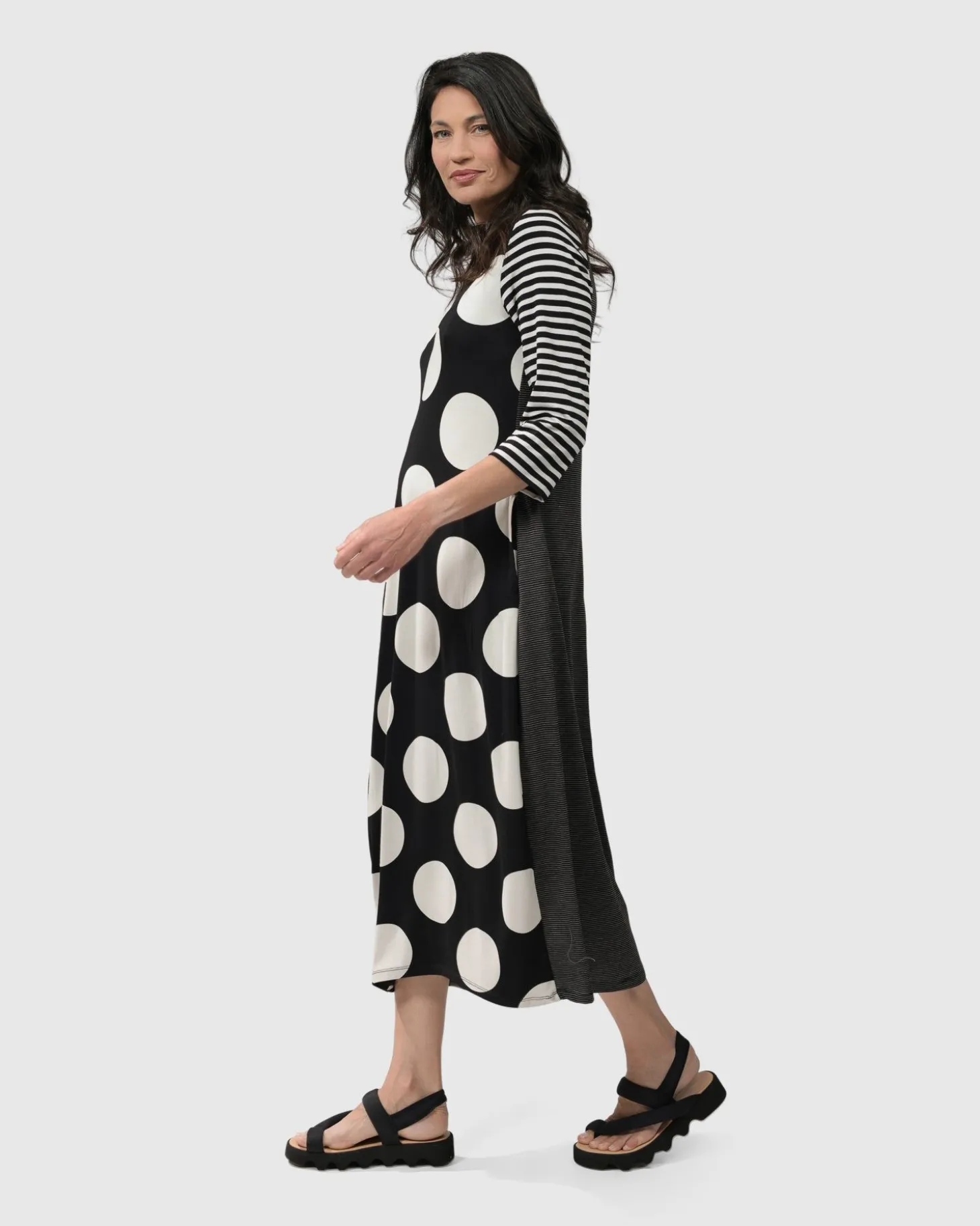 Minnie Midi Dress Mono