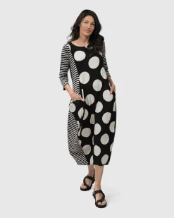 Minnie Midi Dress Mono