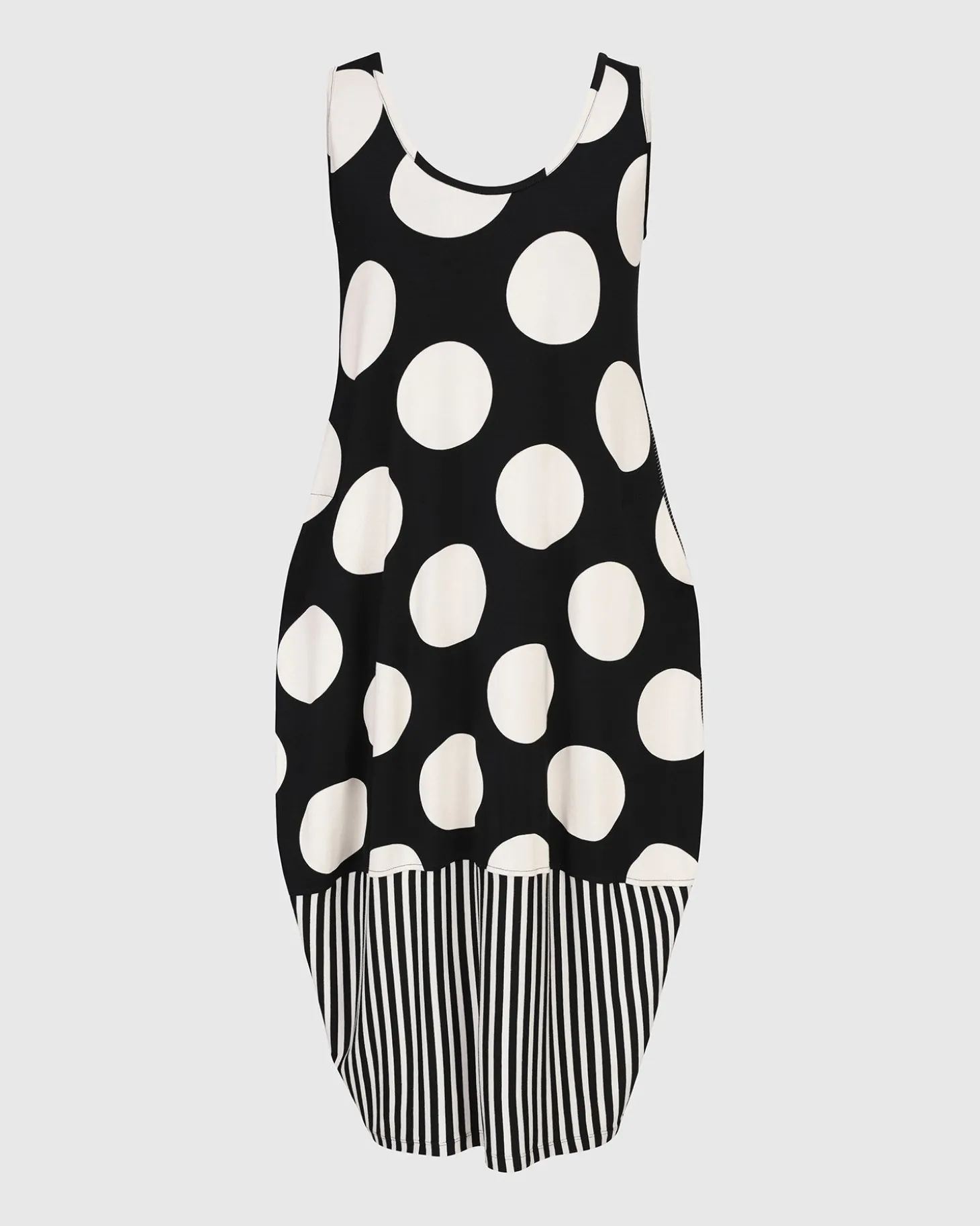 Minnie Sleeveless Midi Dress Mono