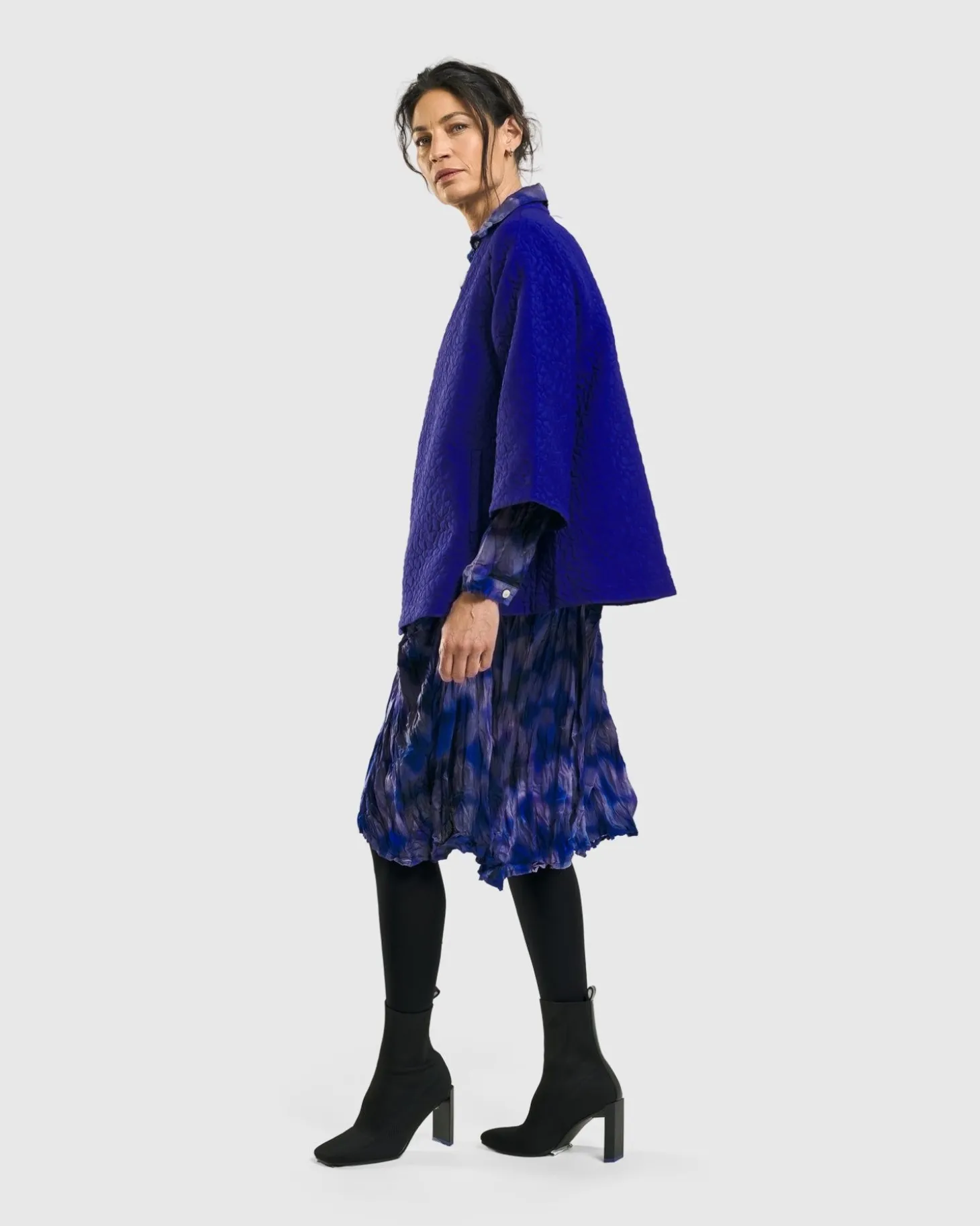 Monarch A-Line Jacket, Royal