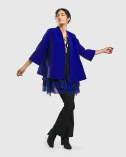 Monarch A-Line Jacket, Royal