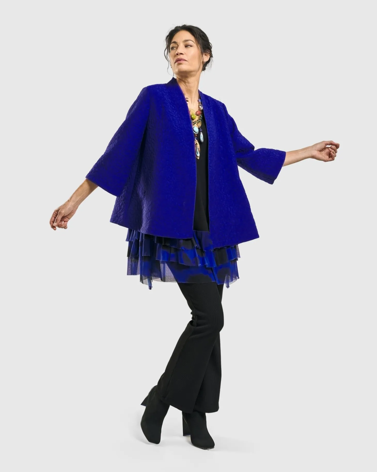 Monarch A-Line Jacket, Royal