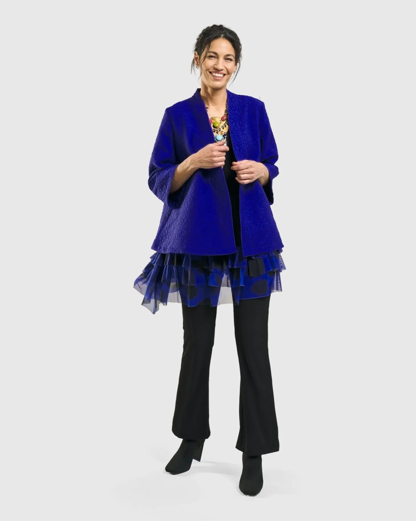 Monarch A-Line Jacket, Royal
