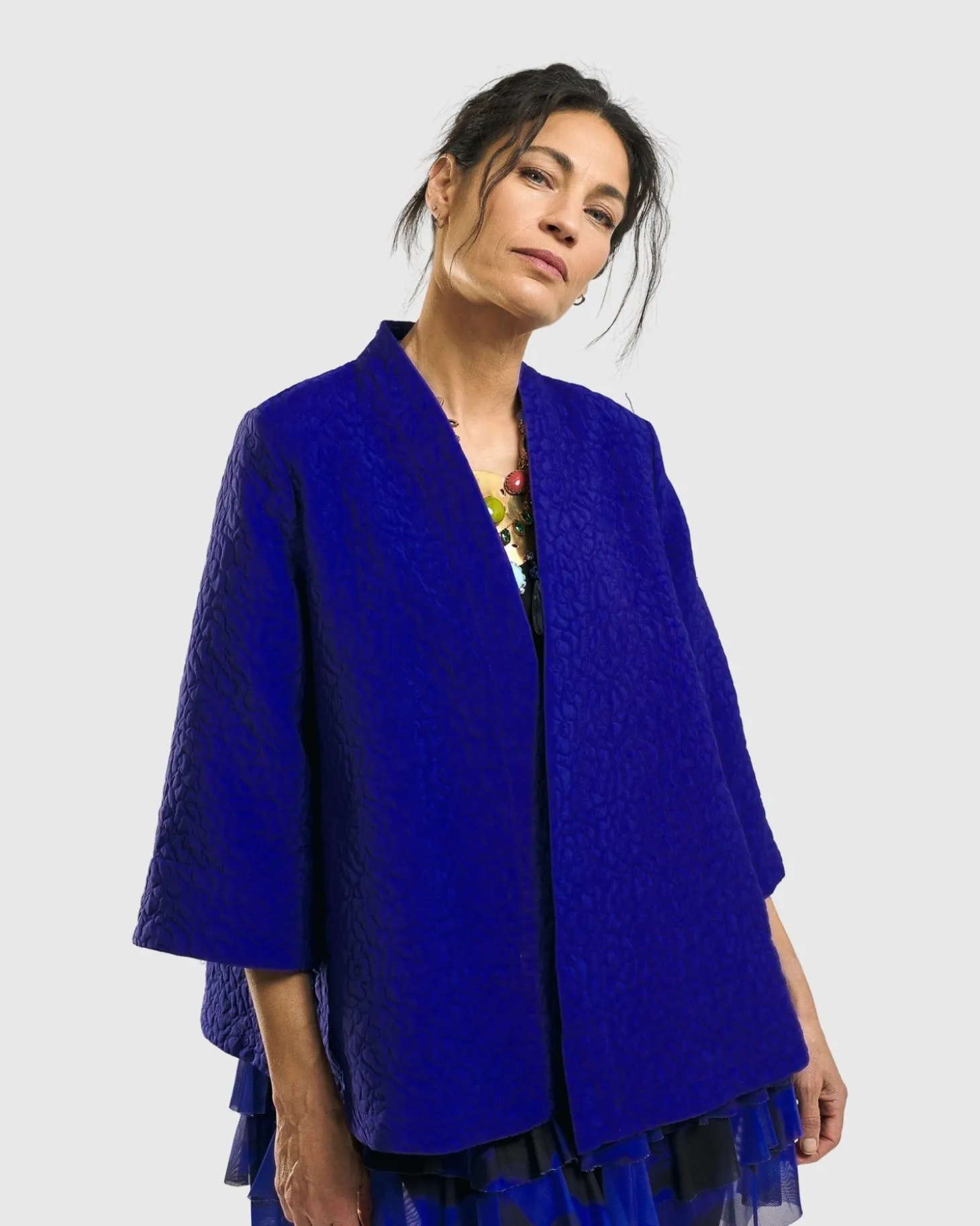 Monarch A-Line Jacket, Royal