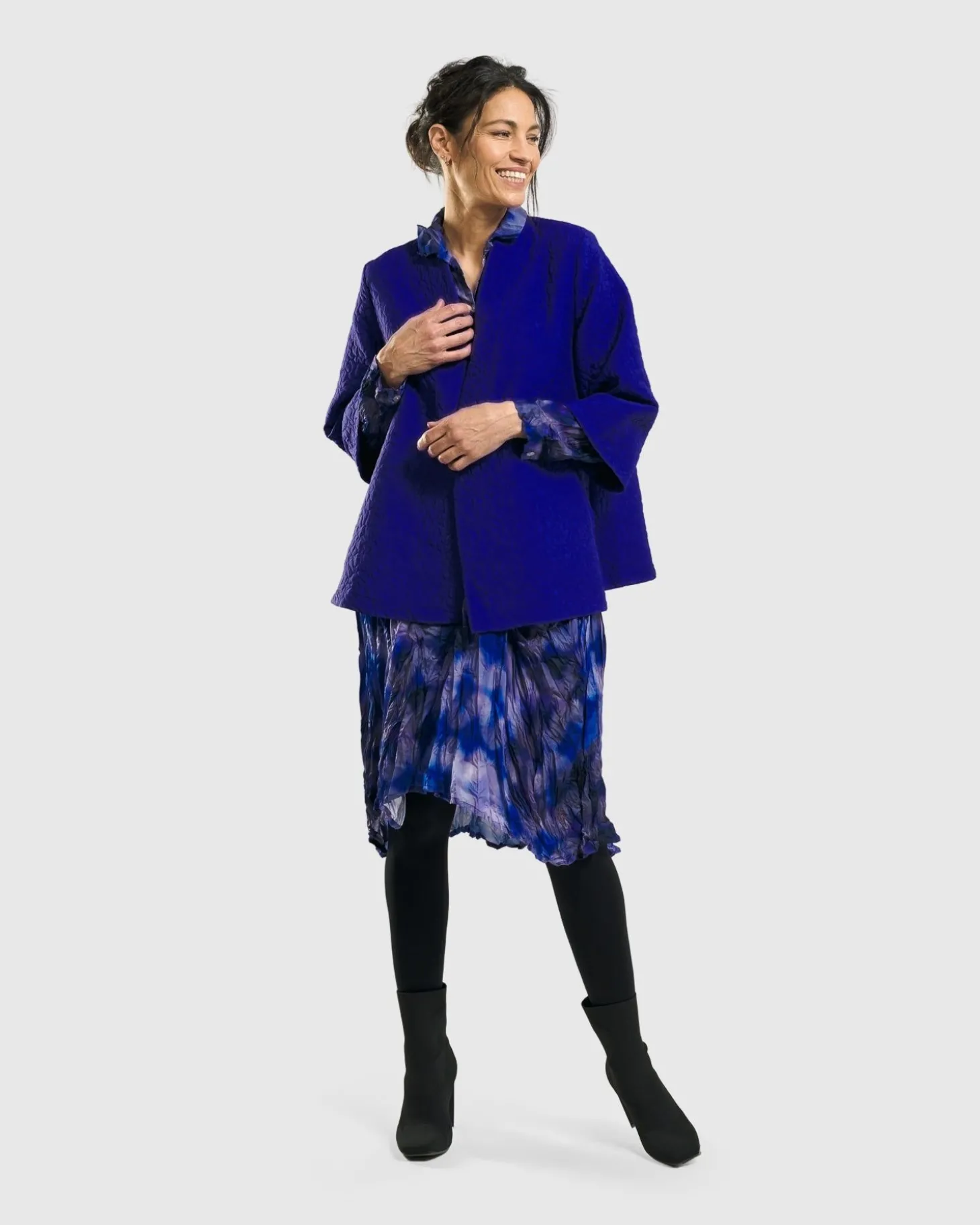 Monarch A-Line Jacket, Royal