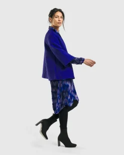 Monarch A-Line Jacket, Royal