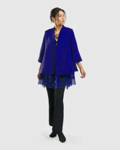 Monarch A-Line Jacket, Royal