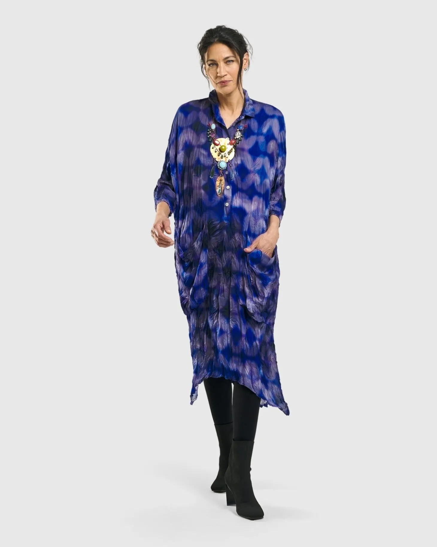 Moonbeam Midi Dress, Royal