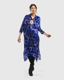 Moonbeam Midi Dress, Royal