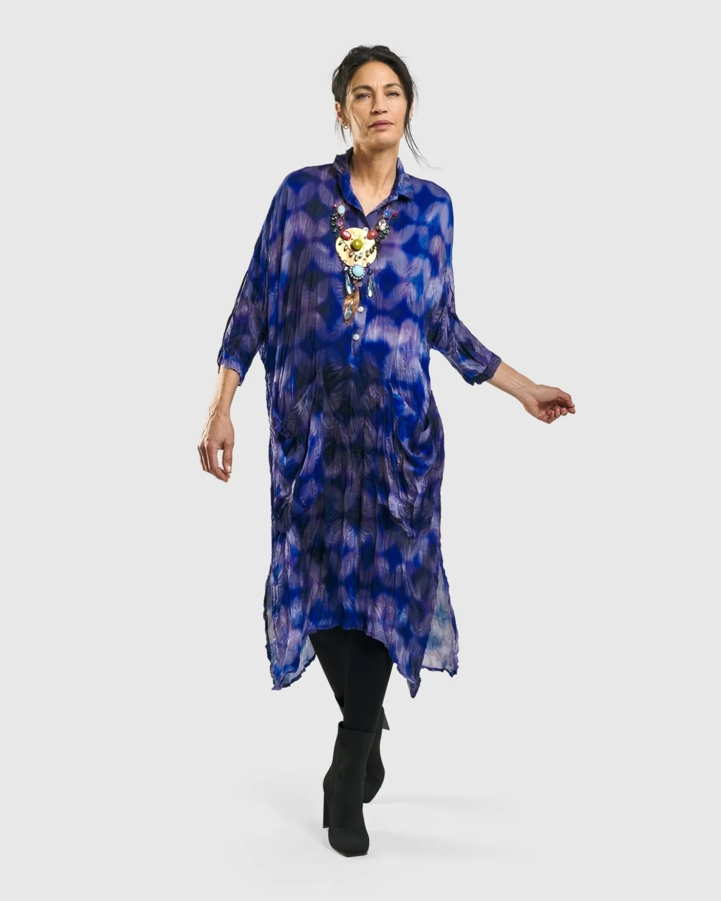 Moonbeam Midi Dress, Royal