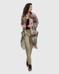 Moonflower Sheer Cardigan, Bouquet