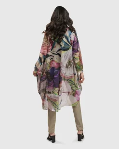 Moonflower Sheer Cardigan, Bouquet