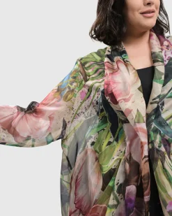 Moonflower Sheer Cardigan, Bouquet