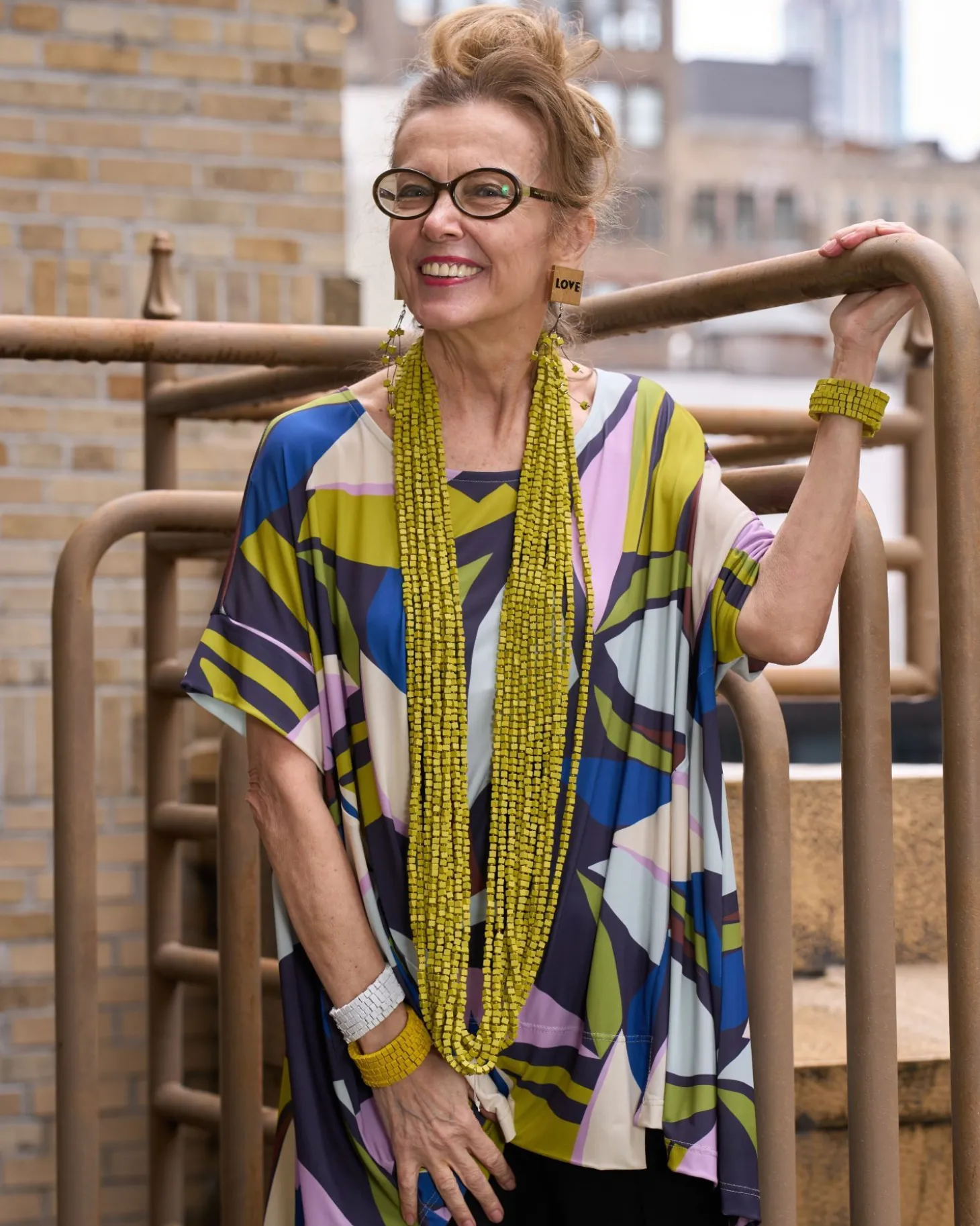 Next Pashmina Necklace, Lime