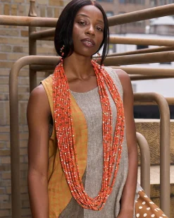 Next Pashmina Necklace, Orange