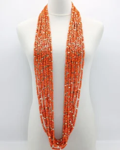 Next Pashmina Necklace, Orange
