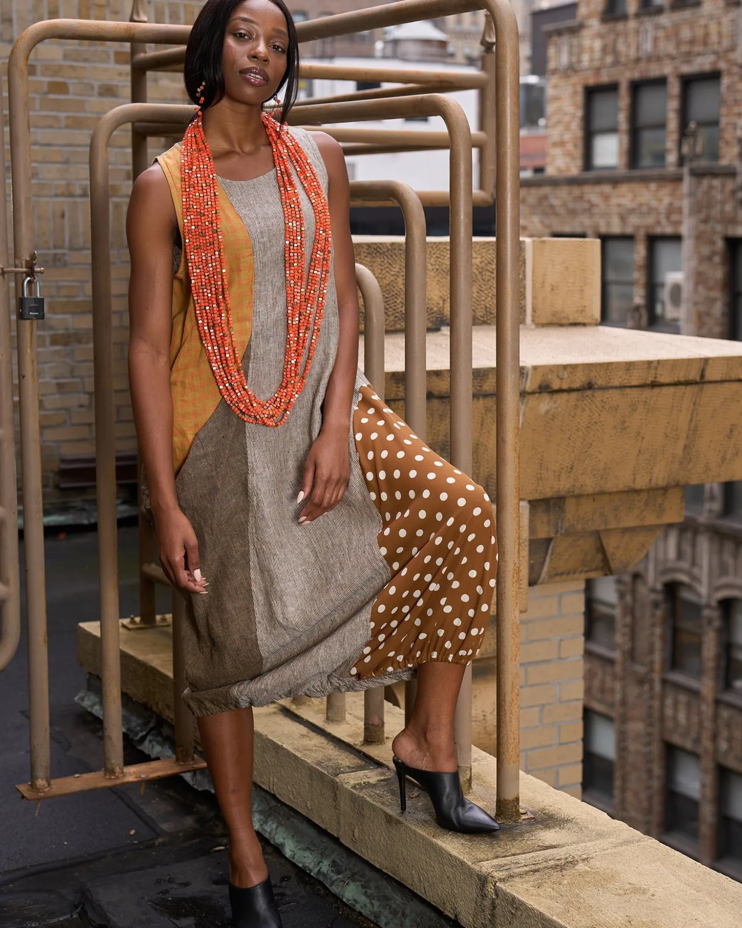 Next Pashmina Necklace, Orange