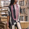 Next Pashmina Necklace, Pink/Black