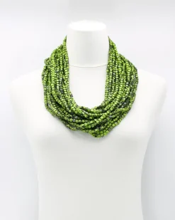 Next Pashmina Necklace, Summer Green/Black