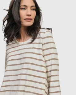 Oasis Bell Top, Cream