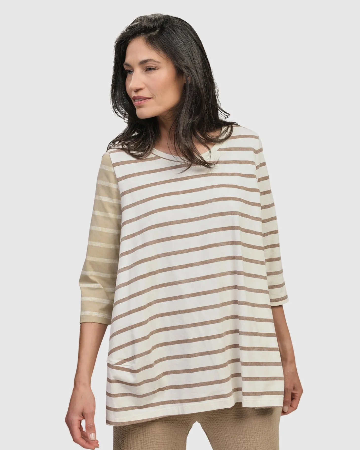 Oasis Bell Top, Cream