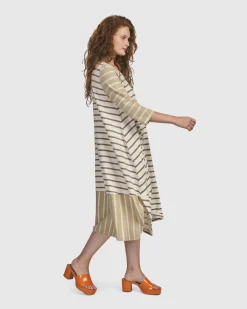Oasis Caftan Dress, Cream