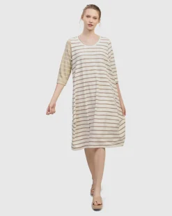 Oasis Caftan Dress, Cream