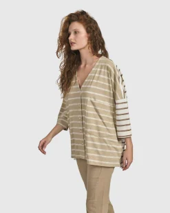 Oasis Oversized Cardigan, Tan