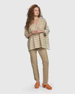 Oasis Oversized Cardigan, Tan