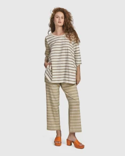 Oasis Slim Pants, Tan