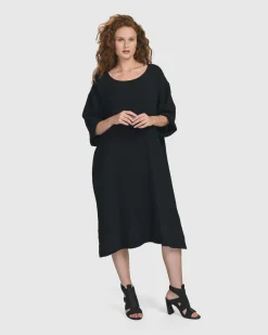Oasis T-Shirt Dress, Black