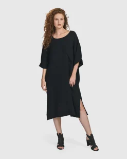Oasis T-Shirt Dress, Black