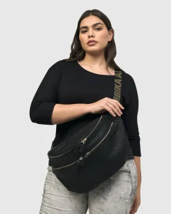 On-The-Go Large Sling Bag, Black