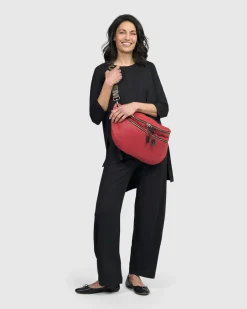 On-The-Go Large Sling Bag, Vermillion