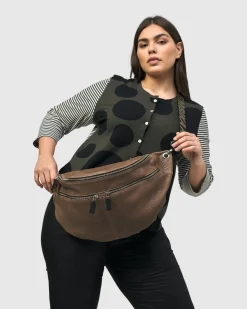 On-The-Go Large Sling Bag, Wood