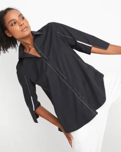 Ozai N Ku Acropolis Blouse, Black