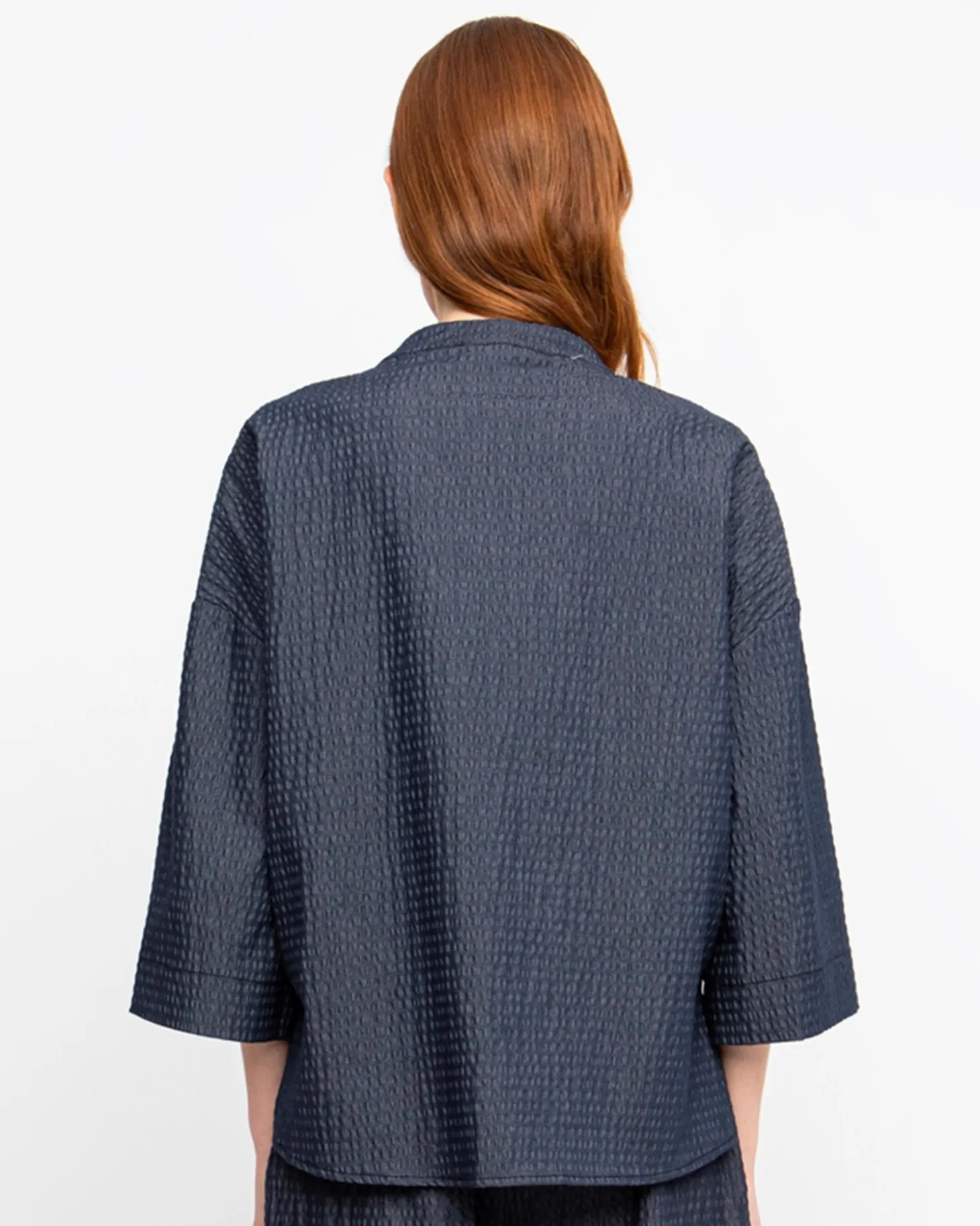 Ozai N Ku Bowie Textured Jacket, Denim