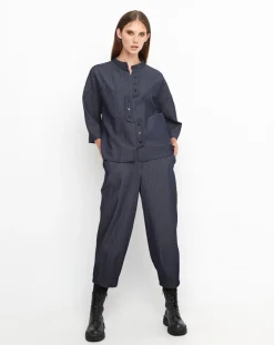 Ozai N Ku Bowie Textured Jacket, Denim