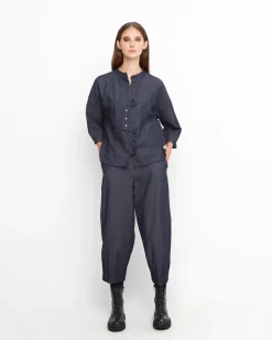 Ozai N Ku Bowie Textured Jacket, Denim