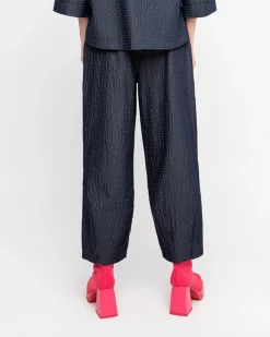 Ozai N Ku Bowie Textured Pants, Denim