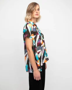 Ozai N Ku Colorpop Blouse, Fireworks